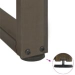vidaXL Nohy konferenčného stolíka v tvare T, 2 ks, čierne, 30x25x(30-31) cm, oceľové – Obrázok 9