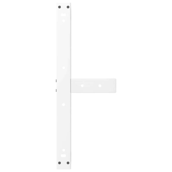 vidaXL Stolové nohy na konferenčný stolík v tvare T 2 ks biela oceľ – Obrázok 7