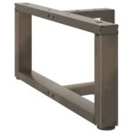 vidaXL Nohy konferenčného stolíka v tvare T, 2 ks, čierne, 70x25x(30-31) cm, oceľové – Obrázok 4