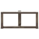vidaXL Nohy konferenčného stolíka v tvare T, 2 ks, čierne, 70x25x(30-31) cm, oceľové – Obrázok 6
