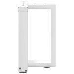 vidaXL Stolové nohy na konferenčný stolík v tvare T 2 ks biela oceľ – Obrázok 5