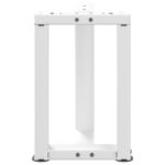 vidaXL Stolové nohy na konferenčný stolík v tvare T 2 ks biela oceľ – Obrázok 6