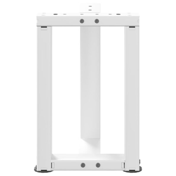 vidaXL Stolové nohy na konferenčný stolík v tvare T 2 ks biela oceľ – Obrázok 6