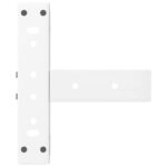 vidaXL Stolové nohy na konferenčný stolík v tvare T 2 ks biela oceľ – Obrázok 7