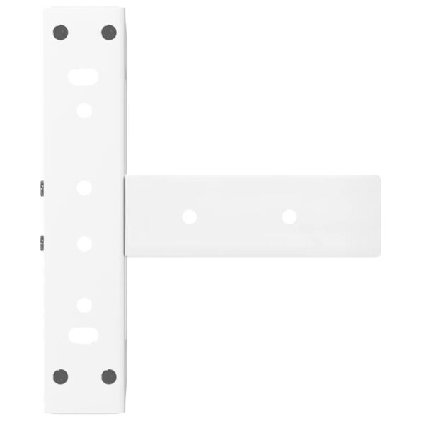 vidaXL Stolové nohy na konferenčný stolík v tvare T 2 ks biela oceľ – Obrázok 7