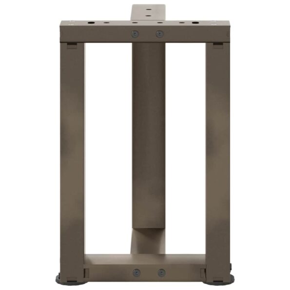 VidaXL Nohy konferenčného stolíka v tvare T 2 ks 28x25x(42-43) cm oceľ – Obrázok 6