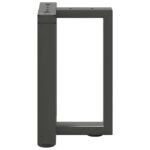 vidaXL Nohy konferenčného stolíka v tvare T, 2 ks, antracitové, 38x25x(42-43) cm, oceľ – Obrázok 5