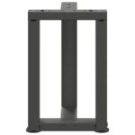 vidaXL Nohy konferenčného stolíka v tvare T, 2 ks, antracitové, 38x25x(42-43) cm, oceľ – Obrázok 6