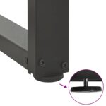 vidaXL Nohy konferenčného stolíka v tvare T, 2 ks, antracitové, 38x25x(42-43) cm, oceľ – Obrázok 9