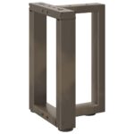 VidaXL Nohy konferenčného stolíka v tvare T 2 ks 38x25x(42-43) cm oceľ – Obrázok 4