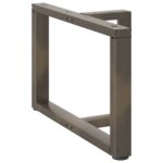 VidaXL Nohy konferenčného stolíka v tvare T 2 ks 70x25x(42-43) cm oceľ – Obrázok 4