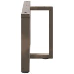 VidaXL Nohy konferenčného stolíka v tvare T 2 ks 70x25x(42-43) cm oceľ – Obrázok 5