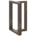 vidaXL Nohy jedálenského stola v tvare T 2 ks 50x35x(72-73) cm oceľ – Obrázok 4