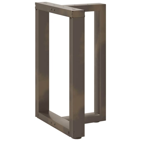 vidaXL Nohy jedálenského stola v tvare T 2 ks 50x35x(72-73) cm oceľ – Obrázok 4