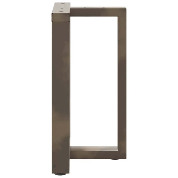 vidaXL Nohy jedálenského stola v tvare T 2 ks 50x35x(72-73) cm oceľ – Obrázok 5