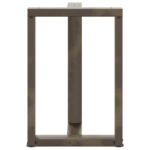 vidaXL Nohy jedálenského stola v tvare T 2 ks 50x35x(72-73) cm oceľ – Obrázok 6