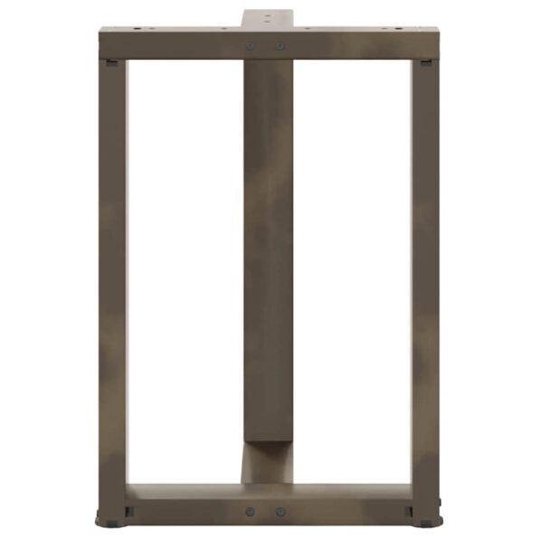 vidaXL Nohy jedálenského stola v tvare T 2 ks 50x35x(72-73) cm oceľ – Obrázok 6