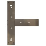 vidaXL Nohy jedálenského stola v tvare T 2 ks 50x35x(72-73) cm oceľ – Obrázok 7