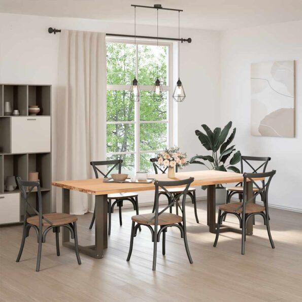 VXL8721158317193_g_en_hd_1.jpg vidaXL Nohy jedálenského stola v tvare T 2 ks 70x35x(72-73) cm oceľ – Obrázok 2