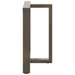 vidaXL Nohy jedálenského stola v tvare T 2 ks 70x35x(72-73) cm oceľ – Obrázok 4