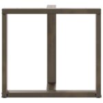 vidaXL Nohy jedálenského stola v tvare T 2 ks 70x35x(72-73) cm oceľ – Obrázok 6