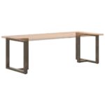 vidaXL Nohy jedálenského stola v tvare T 2 ks 70x35x(72-73) cm oceľ – Obrázok 8