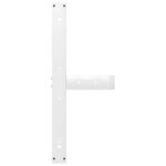 vidaXL Nohy k jedálenskému stolu v tvare T, 2 ks, biele, 90x35x(72-73) cm, oceľové – Obrázok 7