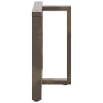 vidaXL Nohy k jedálenskému stolu v tvare T, 2 ks, čierne, 90x35x(72-73) cm, oceľ – Obrázok 5