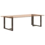 vidaXL Nohy k jedálenskému stolu v tvare T, 2 ks, čierne, 90x35x(72-73) cm, oceľ – Obrázok 8