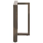 vidaXL Nohy jedálenského stola v tvare T 2 ks 100x35x(72-73) cm oceľ – Obrázok 4