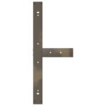 vidaXL Nohy jedálenského stola v tvare T 2 ks 100x35x(72-73) cm oceľ – Obrázok 7