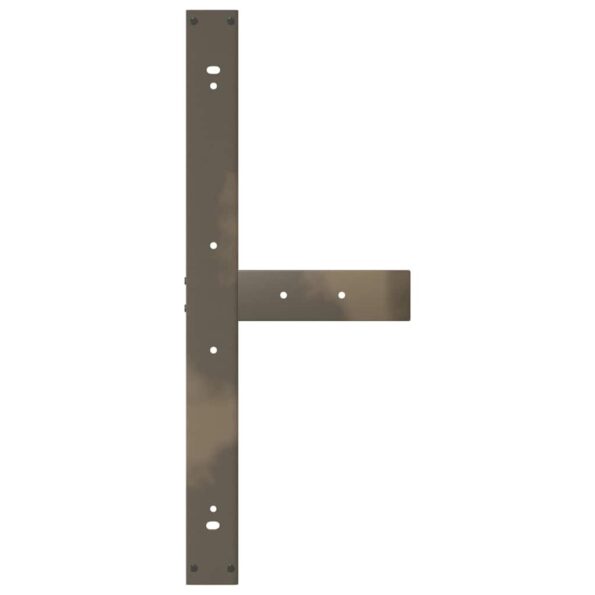 vidaXL Nohy jedálenského stola v tvare T 2 ks 100x35x(72-73) cm oceľ – Obrázok 7