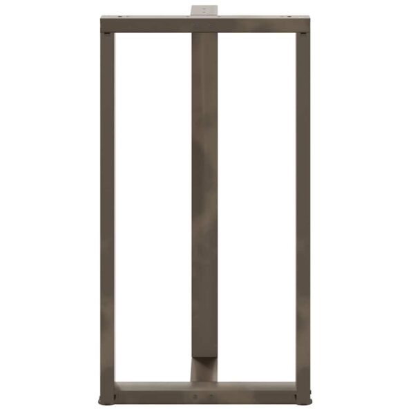 VidaXL Nohy barového stola v tvare T 2 ks 60x35x(110-111) cm oceľ – Obrázok 6