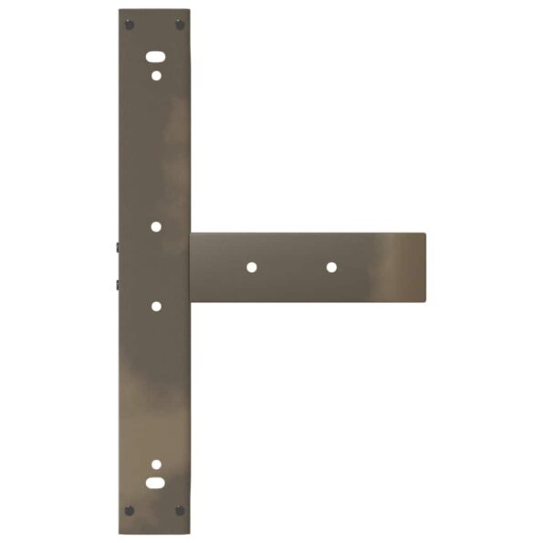 VidaXL Nohy barového stola v tvare T 2 ks 60x35x(110-111) cm oceľ – Obrázok 7