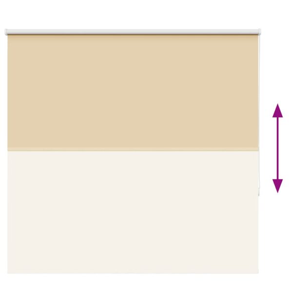 vidaXL roleta Blackout Béžová 150x130 cm Šírka látky 146,6cm Polyester – Obrázok 9