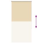 vidaXL Roleta Zatemnenie Béžová 80x175 cm Šírka látky 75,7cm Polyester – Obrázok 9
