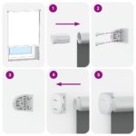 vidaXL Roleta Zatemnenie Béžová 85x210 cm Šírka látky 80,7cm Polyester – Obrázok 7