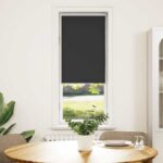 vidaXL Roleta Zatemnenie Čierna 40x130 cm Šírka látky 35,7cm Polyester