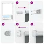 vidaXL Roleta Zatemnenie Čierna 95x130 cm Šírka látky 90,7cm Polyester – Obrázok 7