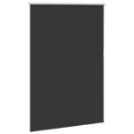 vidaXL Roleta Zatemnenie Čierna 90x150 cm Šírka látky 85,7cm Polyester – Obrázok 3