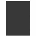 vidaXL Roleta Zatemnenie Čierna 110x150 cm Šírka látky 105,7 cm – Obrázok 2