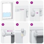 vidaXL Roleta Zatemnenie Čierna 90x175 cm Šírka látky 85,7cm Polyester – Obrázok 6