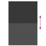 vidaXL roleta Blackout Black 145x210 cm Šírka látky 141,6 cm Polyester – Obrázok 5
