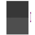vidaXL roleta Blackout Black 155x210 cm Šírka látky 151,6 cm Polyester – Obrázok 5
