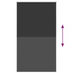 vidaXL Roleta Zatemnenie Čierna 120x230 cm Šírka látky 116,6 cm – Obrázok 5