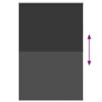 vidaXL roleta Blackout Black 145x230 cm Šírka látky 141,6 cm Polyester – Obrázok 5