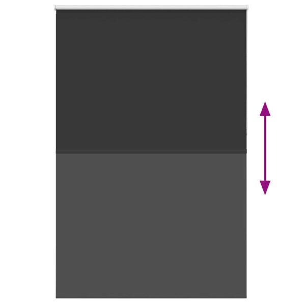 vidaXL roleta Blackout Black 145x230 cm Šírka látky 141,6 cm Polyester – Obrázok 5