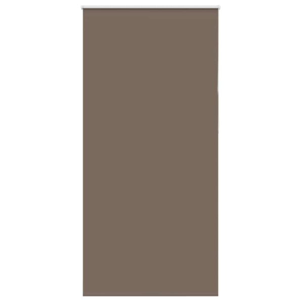 vidaXL Roleta zatemnenie Coffee 100x230cm Šírka látky 95,7cm Polyester – Obrázok 2