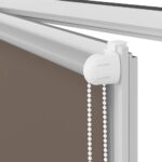 vidaXL Roleta zatemnenie Coffee 100x230cm Šírka látky 95,7cm Polyester – Obrázok 12