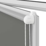 vidaXL Roleta Zatemnenie sivá 75x130 cm Šírka látky 70,7cm Polyester – Obrázok 12